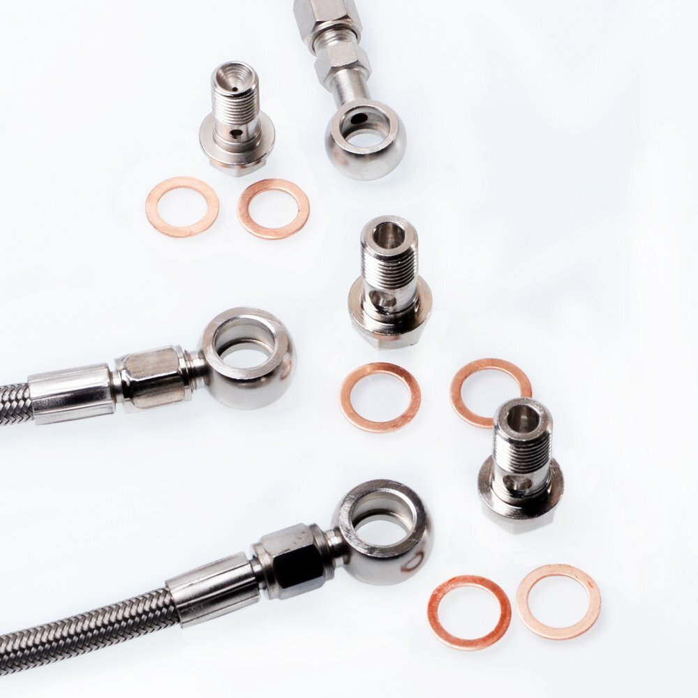 TRITDT Oil & Water Line Kit for 4B11T Lancer EVO X 10 w/ Stock TD05H /TD05HA
