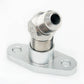TRITDT Turbo Oil Return Flange Kit 45 deg -8AN flare Fits Garrett T3 T4