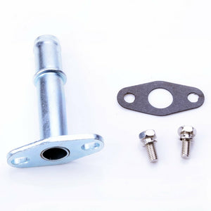 TRITDT Turbo Oil Return Pipe Kit 5/8" Hose Barb for BorgWarner KKK K03 K04 AUDI