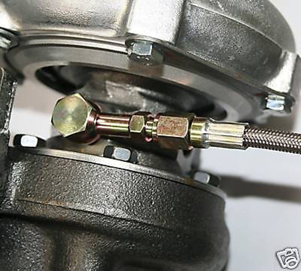 TRITDT Fits Garrett T25 T28 Journal Bearing Turbo Oil Feed Line Kit 100cm