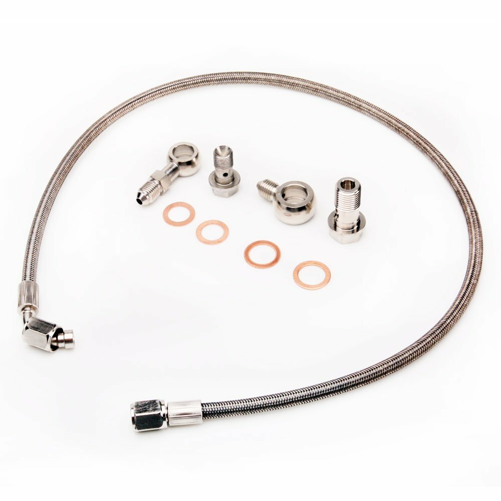 TRITDT Turbo Oil Feed Line Kit fits Volvo 740 760 940 TD04H B230FT