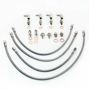 TRITDT Turbo Water Line Kit Fits R32 R33 RB26DETT GT-R w/ Garrett GT25R GT28R