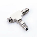 TRITDT Turbo Adapter Tee Fitting 1/8NPT to 4AN Block Oil Feed Pressure Sensor