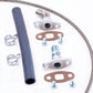 TRITDT Fits Garrett T3 T4 Turbo Oil and Water Line Kit M14x1.5mm