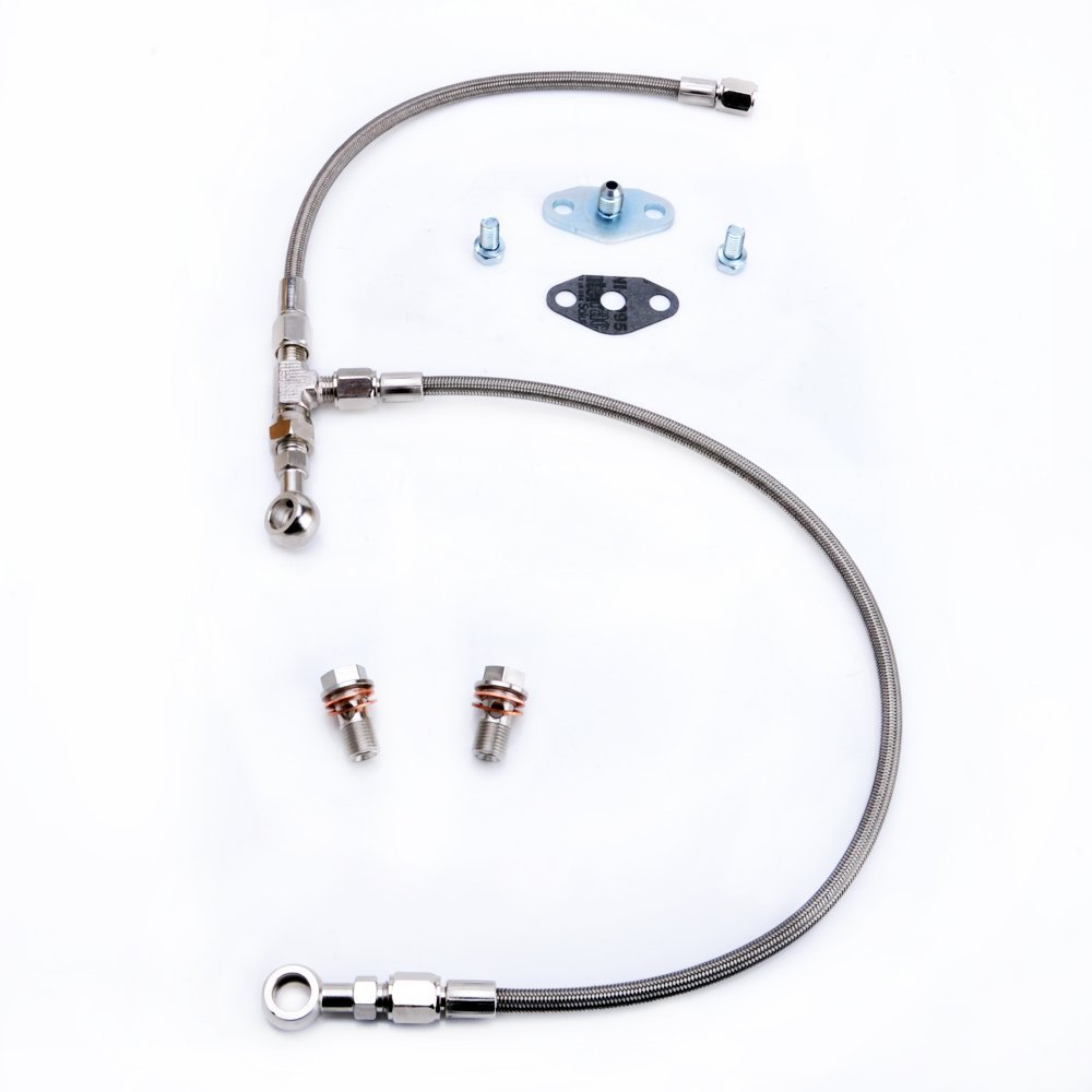 For SUBARU 02~06 WRX/ 04~14 STI Garrett GT42R GT45R B.B AVCS/Turbo Oil Feed Line