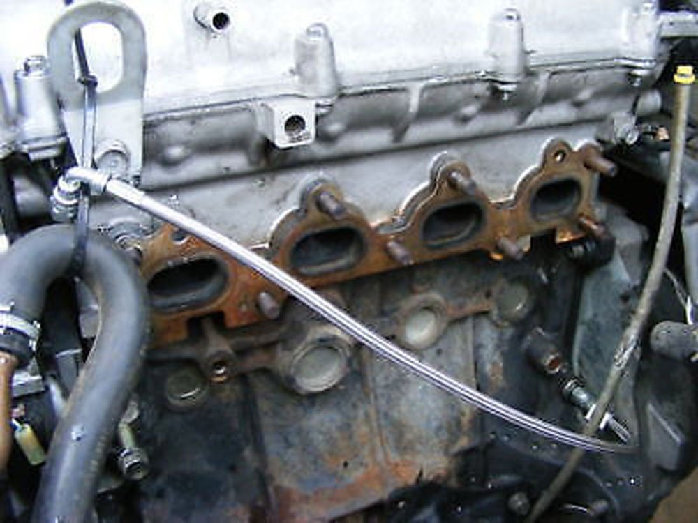 TRITDT Fits MAZDA 323 GTX MX-5 MIATA IHI RHB5 Oil Feed Line Kit
