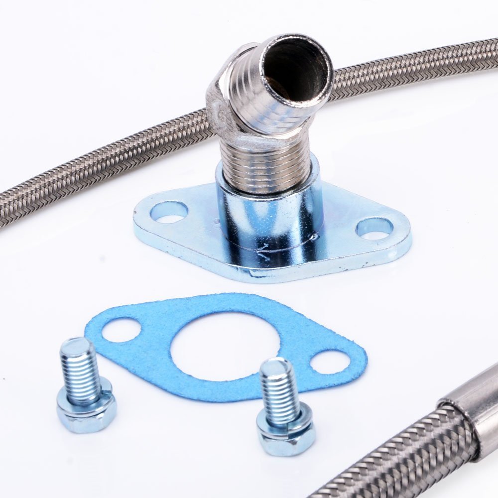 TRITDT Fits TOYOTA 1JZ/2JZ-GTE GT3788R GT4088R GT4094R BB Oil and Water Line Kit