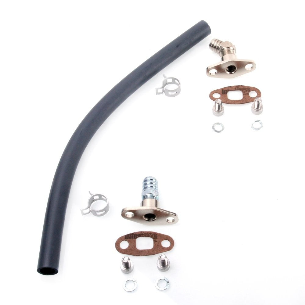 TRITDT Turbo Oil Return NBR Hose OD 18mm 5/8" ~ 3/4" fits Mitsubishi TD07 TD08