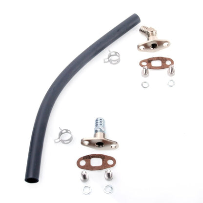 TRITDT Turbo Oil Return NBR Hose OD 18mm 5/8" ~ 3/4" fits Mitsubishi TD07 TD08