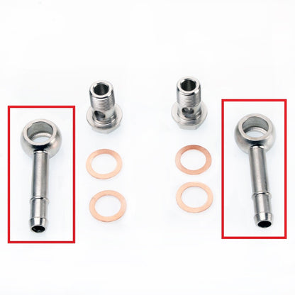 TRITDT Turbo Water Pipe Adapter Set M18 to OD12mm for Garrett GT45 GT42