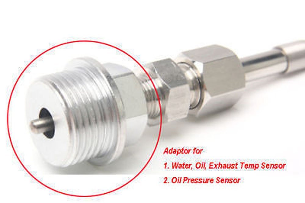 TRITDT Fits Oil Water Pressure Temp Sensor Adapter Kit M18x1.5mm to Female 1/8NP