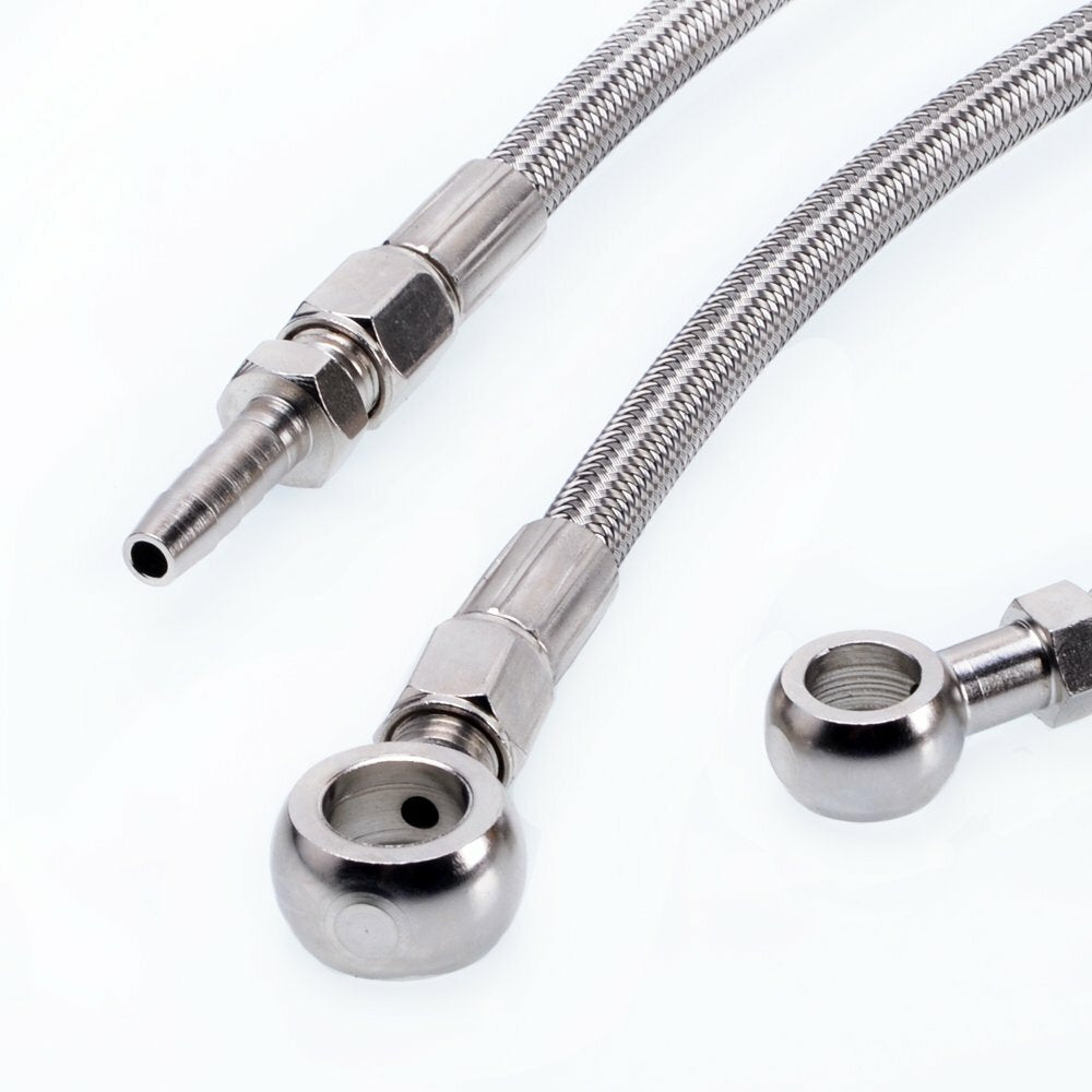TRITDT Oil & Water Line Kit for Silvia S13 w/ Garrett GT28R GT30R Ball Bearing