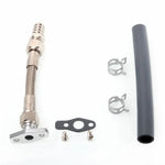 TRITDT Fits Garrett GT25 GT28 Turbo Oil Drain Line Kit Bolt M8 Flange 38mm