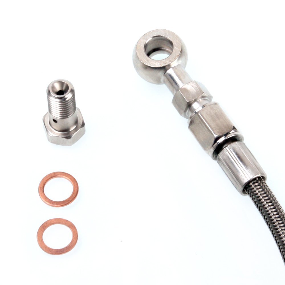 TRITDT Fits TOYOTA 1JZ-GTE w/ Greddy Trust T78-29D T78-33D Oil Feed Line Kit