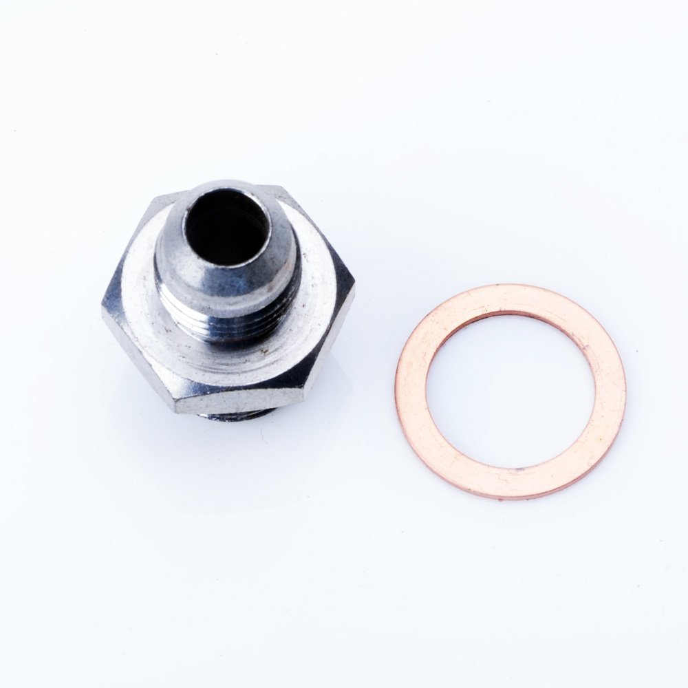 TRITDT Fits Garrett T3 TB03 Turbo Coolant Adapter Kit M16x1.5mm to 6AN