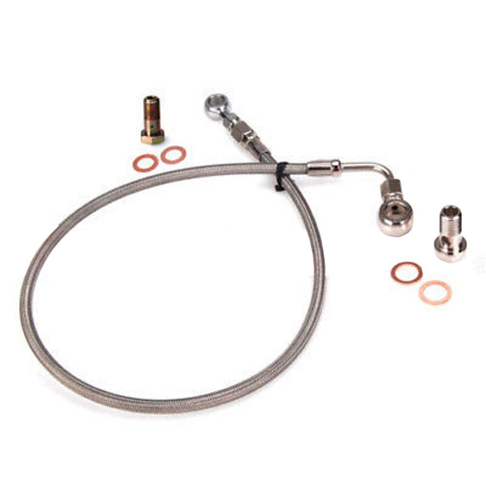 TRITDT Turbo Oil Feed Line for 4B11T Lancer EVO X 10 w/ Stock TD05H TD05HA turbo