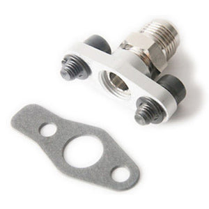 TRITDT Turbo Oil Return Flange Kit 8AN Bolt Spacing 38mm for Garrett GT25 GT28
