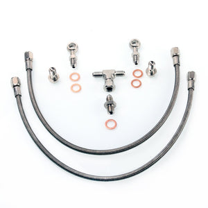 TRITDT Fits Skyline RB26DETT GT-R w/ Standard Garrett T25 Oil Feed Line Kit