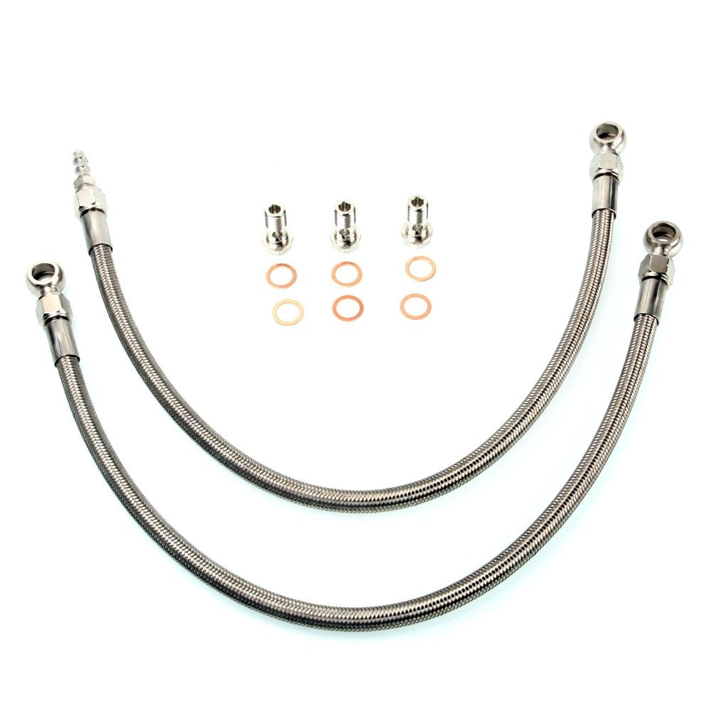 TRITDT Turbo Water Line Kit for Nissan SR20DET CA180DET S13 6AN Hose