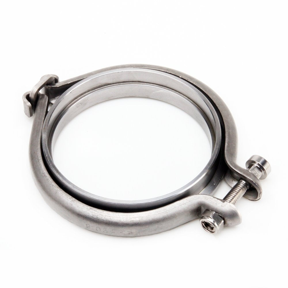 TRITDT Fits Garrett GT3076R GT3582R 3" V-Band Clamp Male Ring with Clamp Set