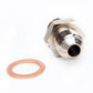 Fits 4G63T VR4 EVO 1~10 Turbo Oil Feed Block Side Adapter Kit M10x1.25mm to 4AN