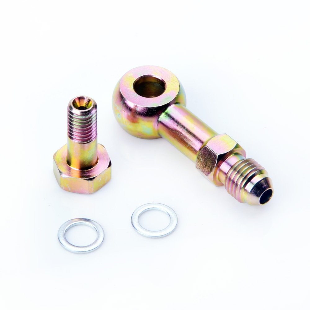 TRITDT Turbo Oil Banjo Bolt Kit M8x1.25mm for Hitachi HT06 / IHI RHB3 RHF3