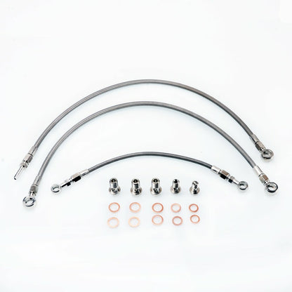 TRITDT Oil & Water Line Kit for Silvia S13 w/ Garrett GT28R GT30R Ball Bearing
