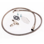TRITDT Fits Garrett T3 T4 Turbo Oil Feed Line Kit 0.08" Restrictor 50cm Line