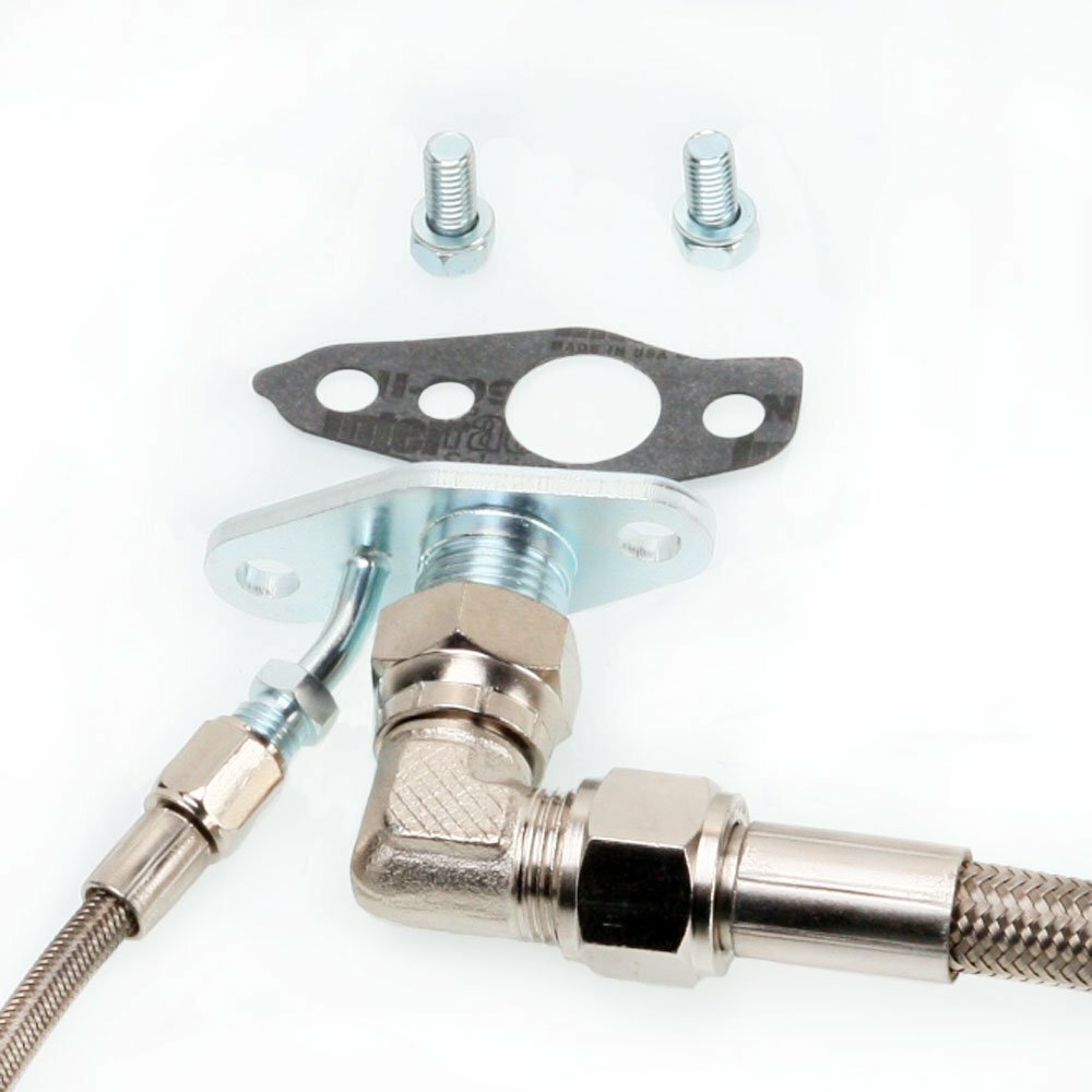 TRITDT Oil Feed & Return Line Kit for TOYOTA 3S-GTE 3SGTE Rev 3 MR2 w/ CT26