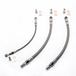 TRITDT Fits MHI 4G63T EVO 1/2/3 w/ Garrett GT3076R B.B. Oil and Water Line Kit