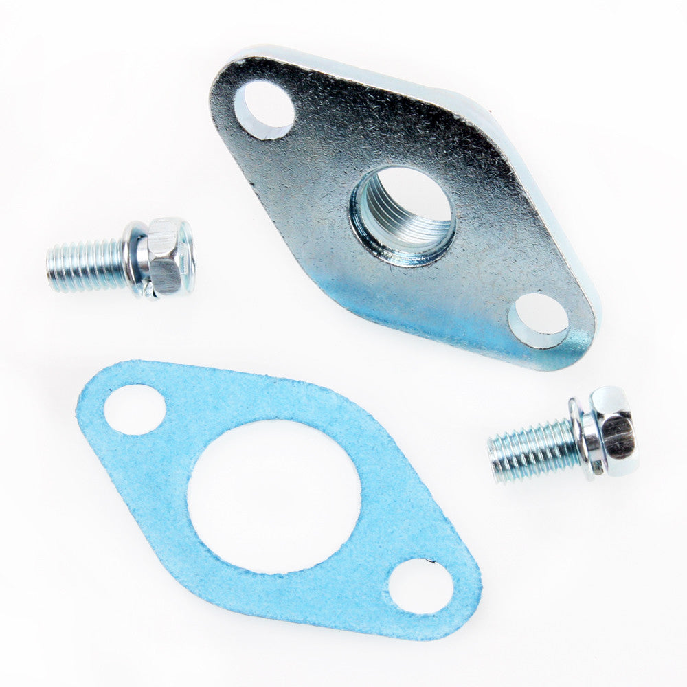 TRITDT Turbo Oil Return Flange Kit 1/2 PT for TOYOTA 1JZ / 2JZ Engine side