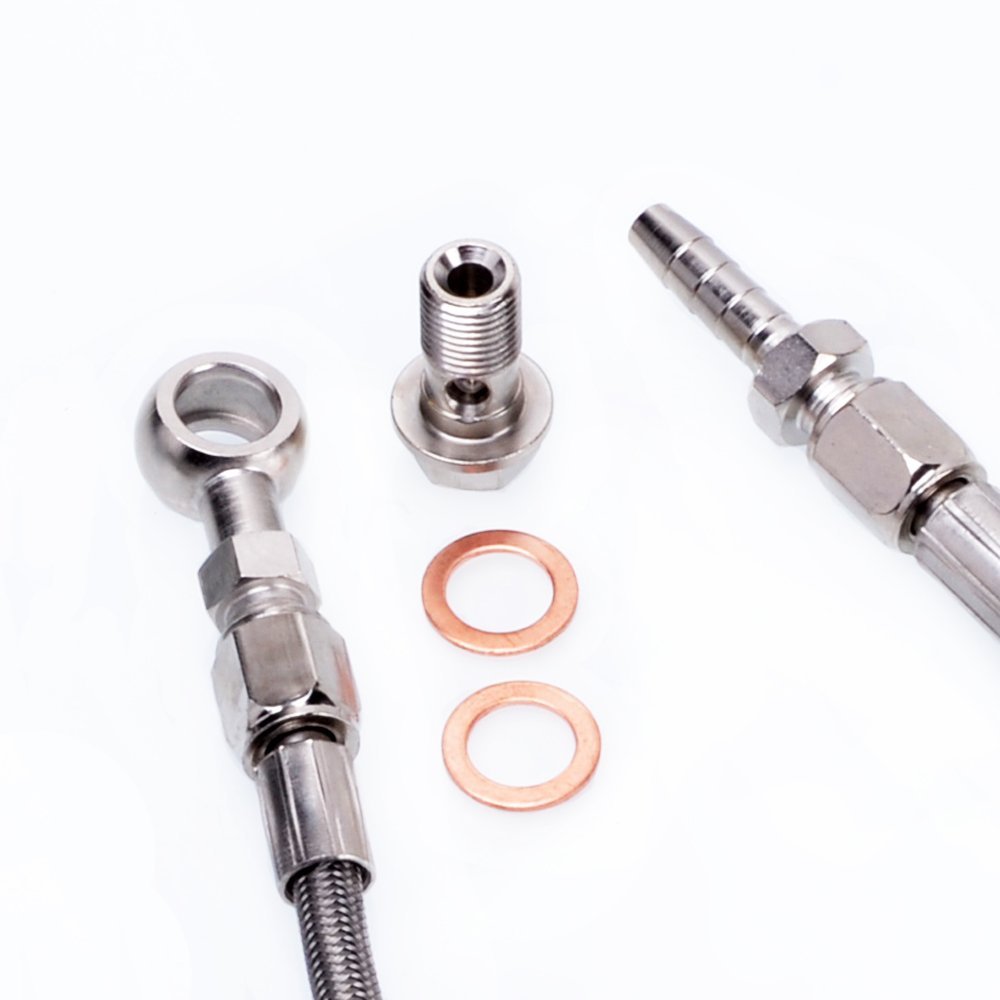 TRITDT Fits 1JZ GTE w/ Stock TOYOTA CT15B Turbo Oil and Water Line Kit