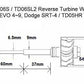 TRITDT Turbine Wheel Shaft fit MHI EVO 4~9 TD06SL2R Reverse TD06SL2 Inconel