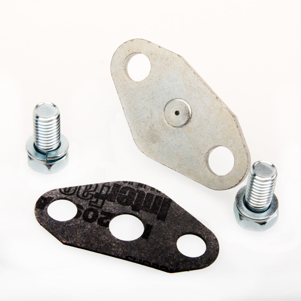 TRITDT Fits Garrett GT4202R GT4508R BB Oil Feed Flange Kit 1.5mm Restrictor