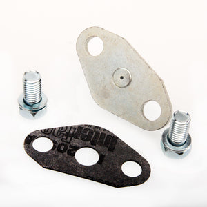 TRITDT Fits Garrett GT4202R GT4508R BB Oil Feed Flange Kit 1.5mm Restrictor