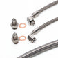 Turbo Oil Water Line Kit for TOYOTA 1JZ-GTE 2JZ-GTE w/Garrett T25 T28 Twin Turbo