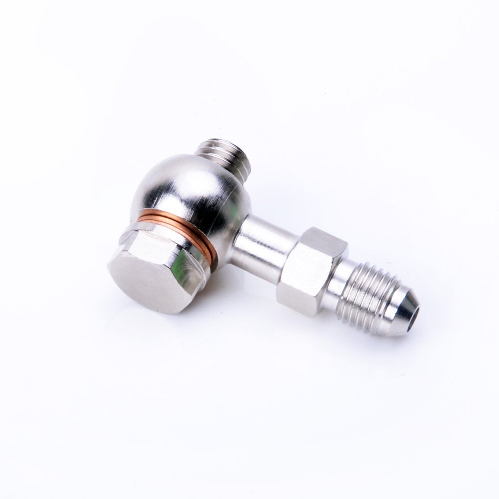 TRITDT Fits SUBARU TD04L RHF5 Oil Feed Banjo Bolt Kit M10x1.5mm w/ 1.8mm Hole