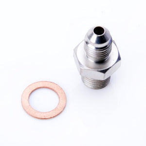 Fits 4G63T/4B11T EVO 1~10 TD05H Oil Feed Adapter Kit M12x1.25mm 1.5mm Restrictor