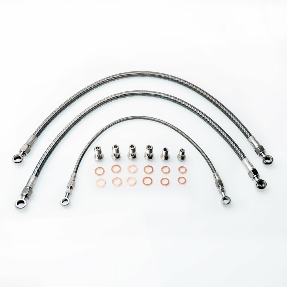 Turbo Oil & Water Line for S14 S15 Top Mount w/ Garrett GT2876R GT3071R GT35R