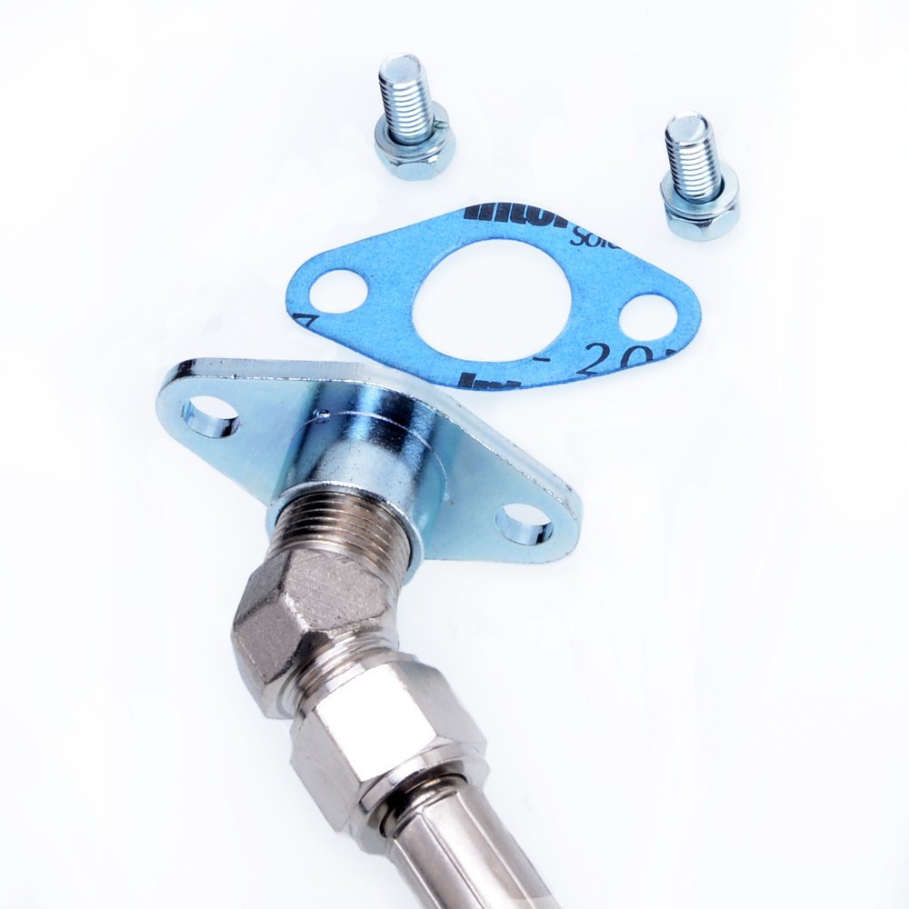 TRITDT Fits 1JZ GTE w/ Stock TOYOTA CT15B Turbo Oil and Water Line Kit