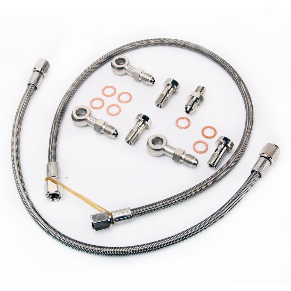 TRITDT Fits Mitsubishi 6G72T 3000GT Dodge Stealth Twin TD04 Oil Feed Line Kit
