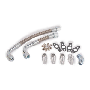 TRITDT Turbo Oil Drain Line Kit for 3000GT / Stealth 6G72T w/ Twin stock TD04