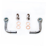 TRITDT Fits Mitsubishi TD05 TD06 Turbo Water Pipe Kit M14x1.5mm 90Deg
