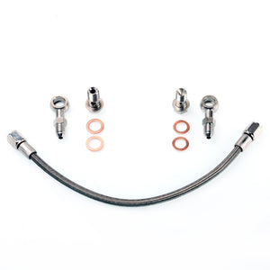 Fits S13 S14 SR20DET TRITDT TD05H TD06 Oil Feed Line Kit M10x1.25 Top Mount