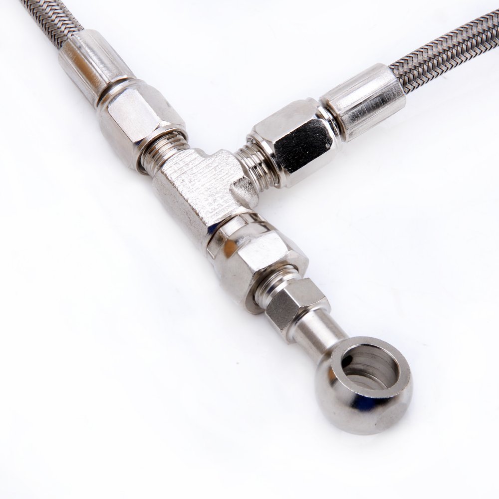 TRITDT Fits 02~06 WRX / 04~14 STI IHI RHF55 J.B. AVCS/Turbo Oil Feed Line Kit