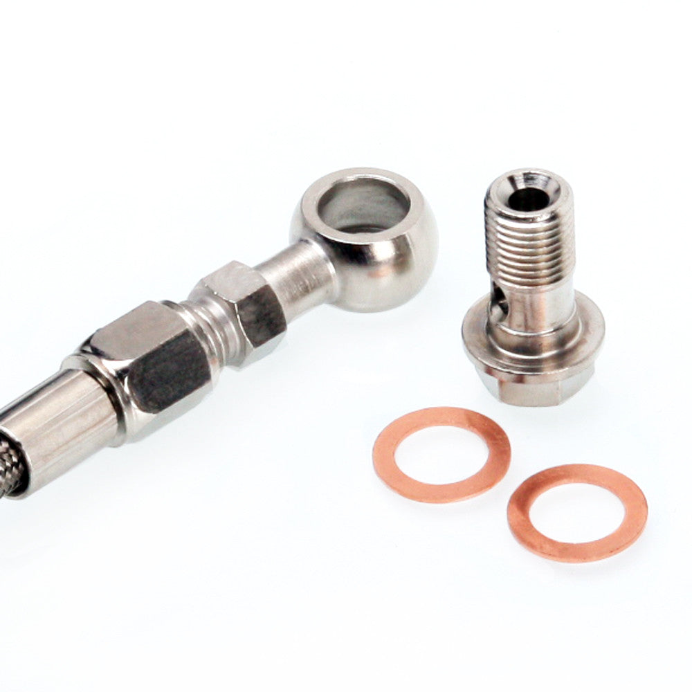 TRITDT Fits Skyline RB20DET RB25DET w/ TRUST TD06SH-25G T67 Oil Feed Line Kit
