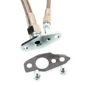 TRITDT Fits TOYOTA CT12 CT20 CT26 Turbo Oil Feed and Drain Line Kit 4AN / 10AN