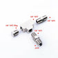 TRITDT Turbo Adapter Tee Fitting 1/8NPT to 4AN Block Oil Feed Pressure Sensor