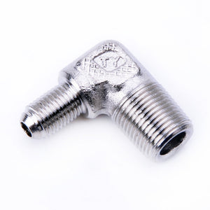 TRITDT Fits EVO1~3 DSM 1G 2G Turbo Adapter 90Deg 3/8PT to 4AN