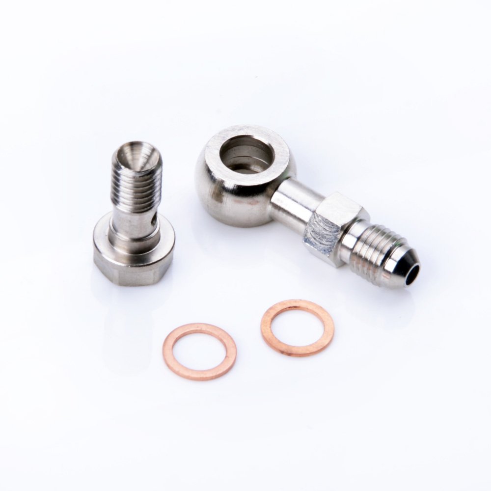 TRITDT Banjo Bolt Kit w/ 1.0mm Restrictor for SUBARU IHI RHF5HB VF22 VF34 VF36
